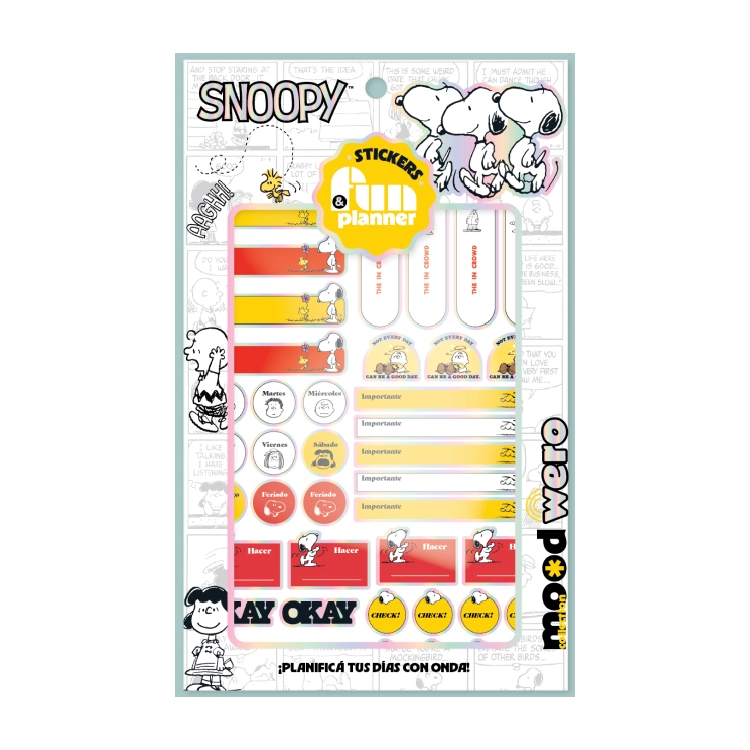 Planner Stickers Wero Fun Snoopy Art.WE4181